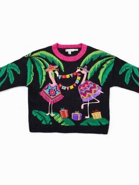 Jolly Sweaters Flamingo Party Knit – Tropical Fun!